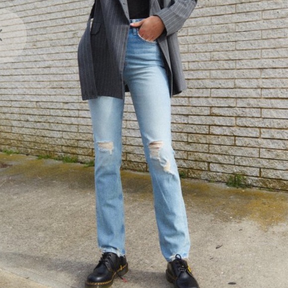 MOTHER High Waisted Rider Skimp - Picture 3 of 14